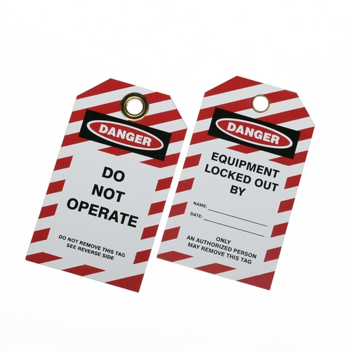 Do Not Operate Lockout Safety Tags Communicate Critical Safety Messages ...