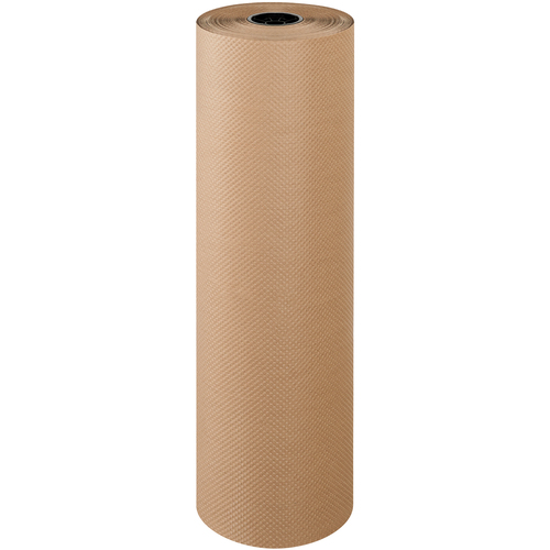 Indented Kraft Paper Roll, 60 , 36" x 300', Kraft, 1 Roll FSSI BPA