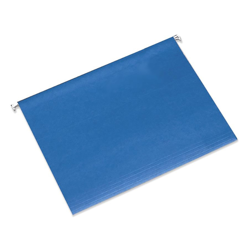7530013649499 SKILCRAFT HANGING FILE FOLDER, LETTER SIZE, 1/5CUT TAB, BLUE, 25/BOX Hanging file