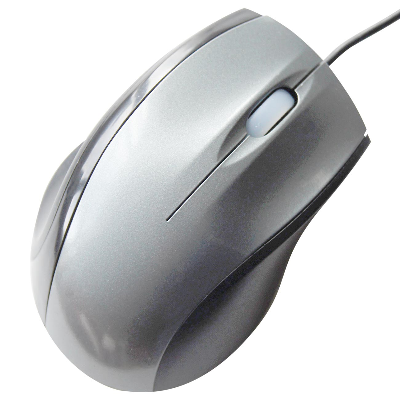 7025016184138, OPTICAL WIRED MOUSE, USB 2.0, RIGHT HAND USE, BLACK/GRAY ...