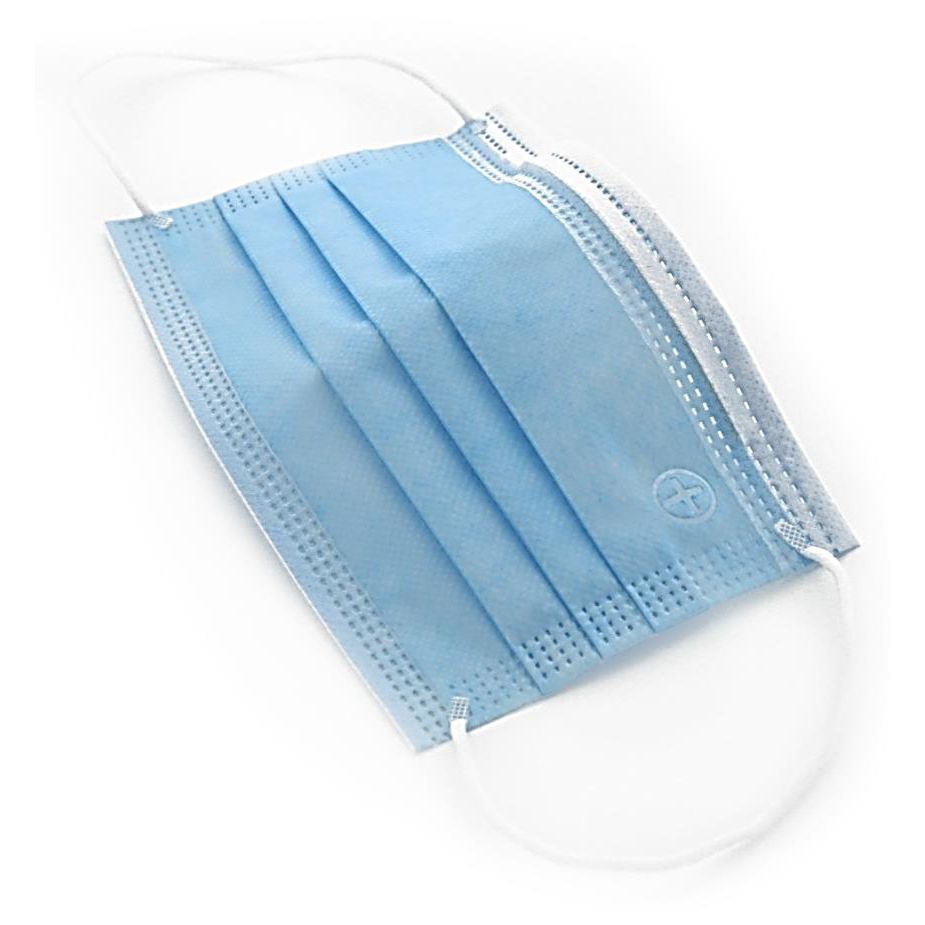 MADE IN THE USA 3ply disposable face masks have 98 Bacterial Filtration Efficiency (BFE), Nose