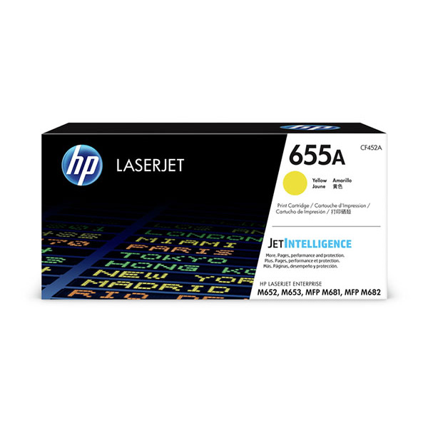 Hp 655a, (cf452a) Yellow Original Laserjet Toner Cartridge Help protect your business against